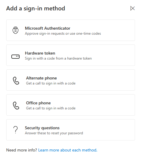add sign-in method window