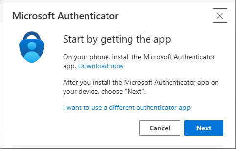 microsoft authenticator app download prompt